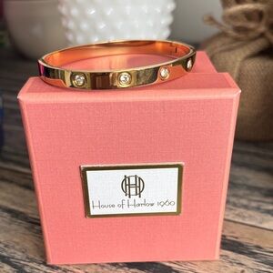 House of Harlow 1960 Gold Bangle